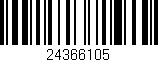 Código de barras (EAN, GTIN, SKU, ISBN): '24366105'