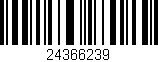 Código de barras (EAN, GTIN, SKU, ISBN): '24366239'