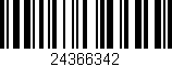 Código de barras (EAN, GTIN, SKU, ISBN): '24366342'