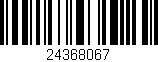 Código de barras (EAN, GTIN, SKU, ISBN): '24368067'