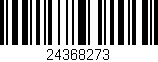 Código de barras (EAN, GTIN, SKU, ISBN): '24368273'