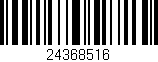 Código de barras (EAN, GTIN, SKU, ISBN): '24368516'
