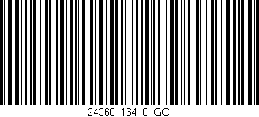 Código de barras (EAN, GTIN, SKU, ISBN): '24368_164_0_GG'