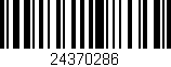 Código de barras (EAN, GTIN, SKU, ISBN): '24370286'