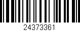 Código de barras (EAN, GTIN, SKU, ISBN): '24373361'