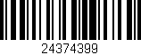 Código de barras (EAN, GTIN, SKU, ISBN): '24374399'