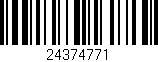 Código de barras (EAN, GTIN, SKU, ISBN): '24374771'
