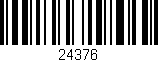 Código de barras (EAN, GTIN, SKU, ISBN): '24376'