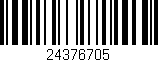 Código de barras (EAN, GTIN, SKU, ISBN): '24376705'