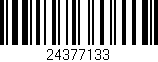 Código de barras (EAN, GTIN, SKU, ISBN): '24377133'