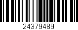 Código de barras (EAN, GTIN, SKU, ISBN): '24379489'