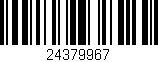 Código de barras (EAN, GTIN, SKU, ISBN): '24379967'