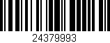 Código de barras (EAN, GTIN, SKU, ISBN): '24379993'