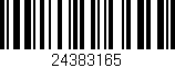 Código de barras (EAN, GTIN, SKU, ISBN): '24383165'