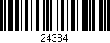Código de barras (EAN, GTIN, SKU, ISBN): '24384'