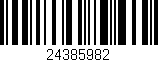 Código de barras (EAN, GTIN, SKU, ISBN): '24385982'