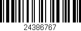 Código de barras (EAN, GTIN, SKU, ISBN): '24386767'