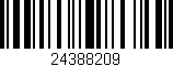 Código de barras (EAN, GTIN, SKU, ISBN): '24388209'