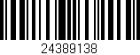 Código de barras (EAN, GTIN, SKU, ISBN): '24389138'