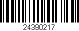 Código de barras (EAN, GTIN, SKU, ISBN): '24390217'