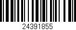 Código de barras (EAN, GTIN, SKU, ISBN): '24391855'