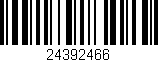 Código de barras (EAN, GTIN, SKU, ISBN): '24392466'