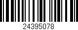 Código de barras (EAN, GTIN, SKU, ISBN): '24395078'