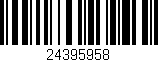Código de barras (EAN, GTIN, SKU, ISBN): '24395958'