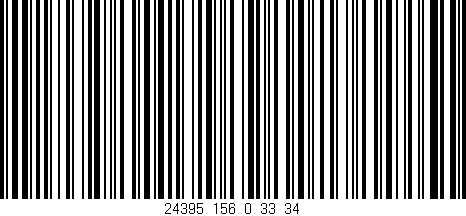 Código de barras (EAN, GTIN, SKU, ISBN): '24395_156_0_33/34'