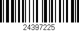 Código de barras (EAN, GTIN, SKU, ISBN): '24397225'