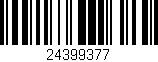 Código de barras (EAN, GTIN, SKU, ISBN): '24399377'