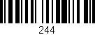 Código de barras (EAN, GTIN, SKU, ISBN): '244'