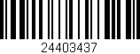Código de barras (EAN, GTIN, SKU, ISBN): '24403437'