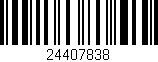 Código de barras (EAN, GTIN, SKU, ISBN): '24407838'