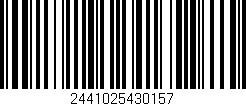 Código de barras (EAN, GTIN, SKU, ISBN): '2441025430157'