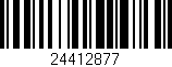 Código de barras (EAN, GTIN, SKU, ISBN): '24412877'