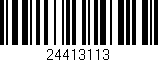 Código de barras (EAN, GTIN, SKU, ISBN): '24413113'