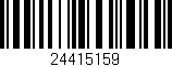 Código de barras (EAN, GTIN, SKU, ISBN): '24415159'