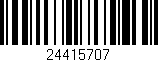 Código de barras (EAN, GTIN, SKU, ISBN): '24415707'