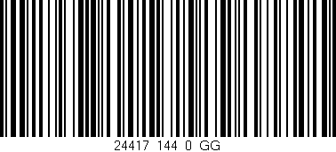 Código de barras (EAN, GTIN, SKU, ISBN): '24417_144_0_GG'