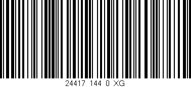 Código de barras (EAN, GTIN, SKU, ISBN): '24417_144_0_XG'