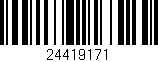 Código de barras (EAN, GTIN, SKU, ISBN): '24419171'