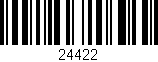 Código de barras (EAN, GTIN, SKU, ISBN): '24422'