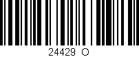 Código de barras (EAN, GTIN, SKU, ISBN): '24429_O'