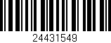 Código de barras (EAN, GTIN, SKU, ISBN): '24431549'