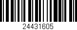 Código de barras (EAN, GTIN, SKU, ISBN): '24431605'