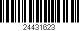 Código de barras (EAN, GTIN, SKU, ISBN): '24431623'