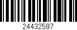 Código de barras (EAN, GTIN, SKU, ISBN): '24432597'