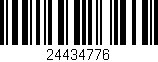 Código de barras (EAN, GTIN, SKU, ISBN): '24434776'