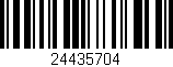 Código de barras (EAN, GTIN, SKU, ISBN): '24435704'